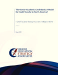 The Korean Academic Transfer Bank: A Model for Credit Transfer in North America? thumbnail